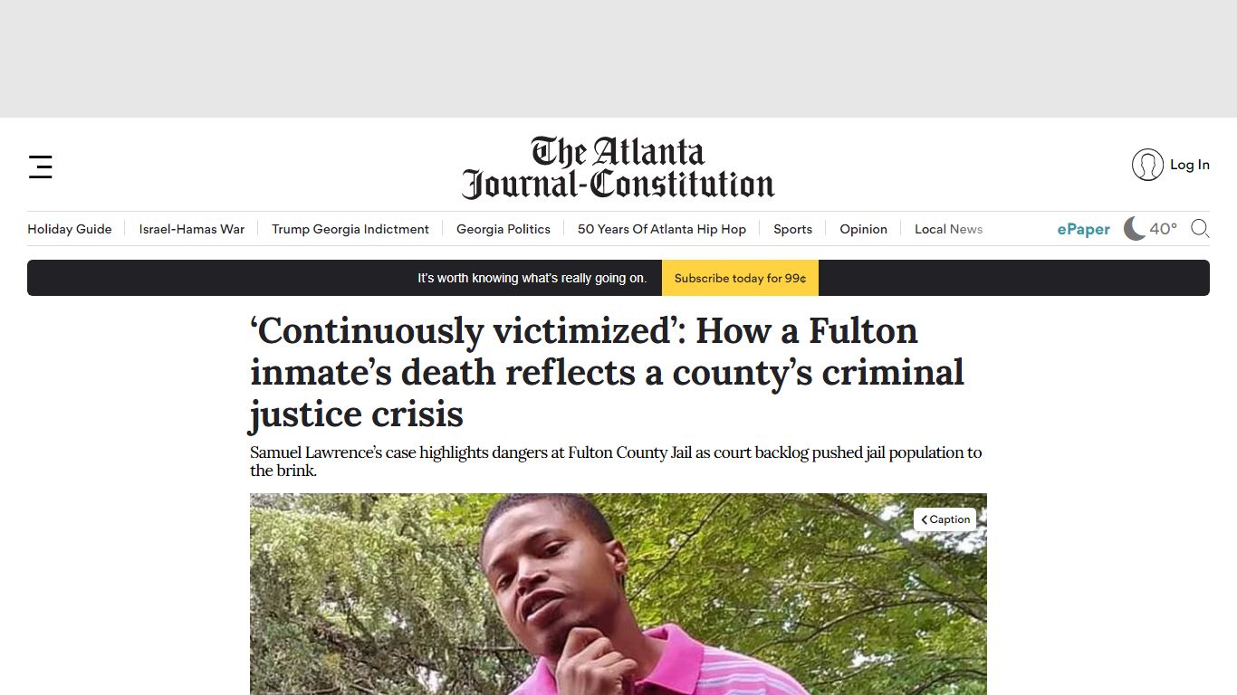 ‘Continuously victimized’: How a Fulton inmate’s death reflects a ...
